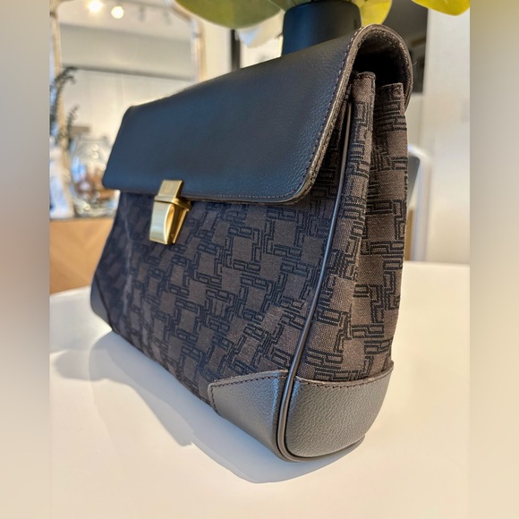 DUNHILL Unisex Pochette Clutch Brown Authentic!!!! - Picture 5 of 13